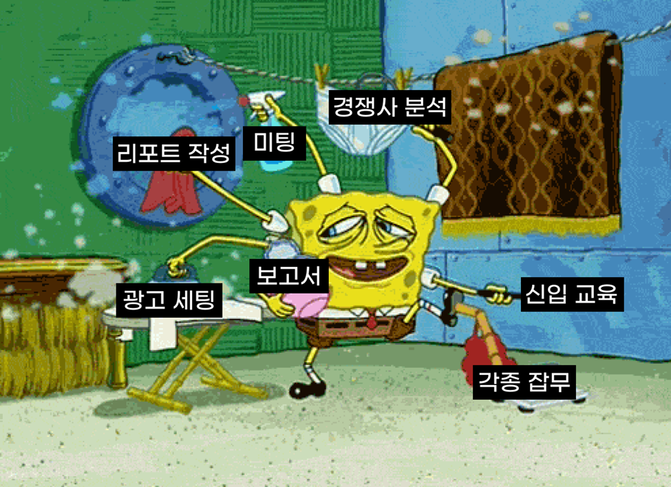 미들 마케터, 사방에서 밀려드는 업무