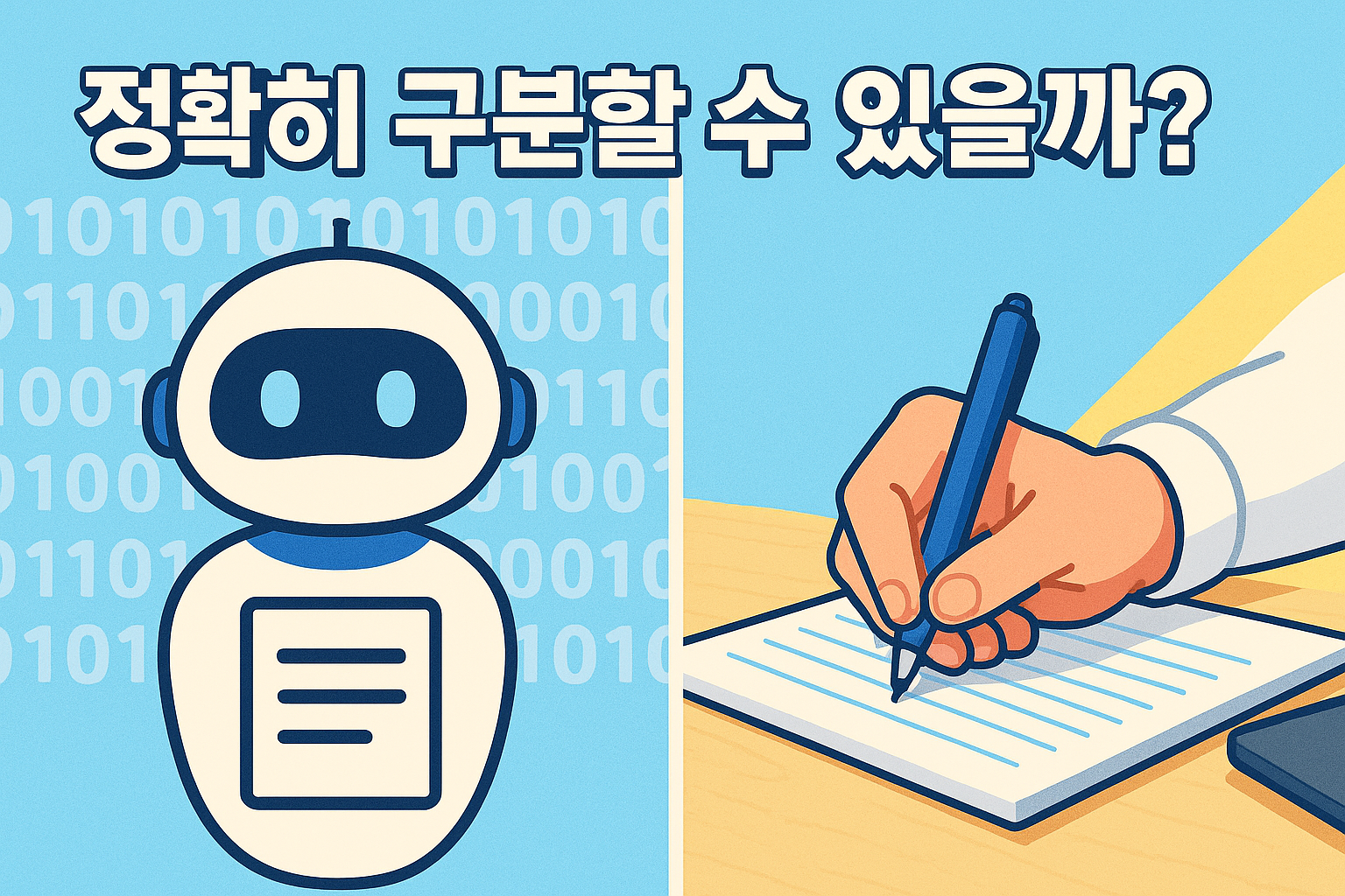 AI 생성 글 vs 사람이 쓴 글, 정확히 구별할 수 있을까?