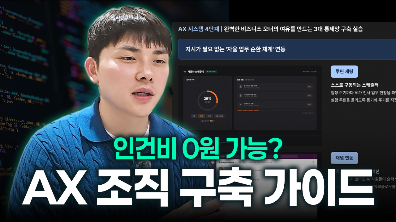 AI 에이전트로 무인화 100% 가능할까? 가장 현실적인 AX 전략 총정리